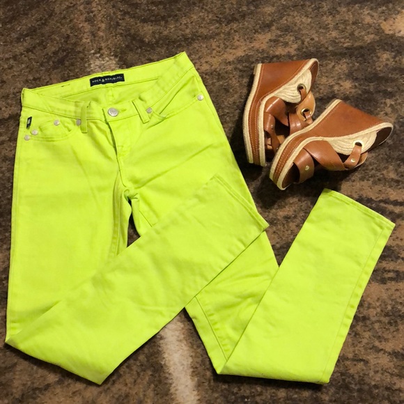 Rock & Republic Denim - Rock & Republic Berlin skinny neon green jeans 2M